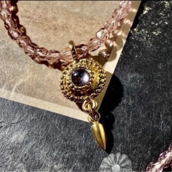 Vintage beaded statement necklace - Picture 6 of 12